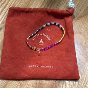Anthropologie Colorful Beaded Bracelet
